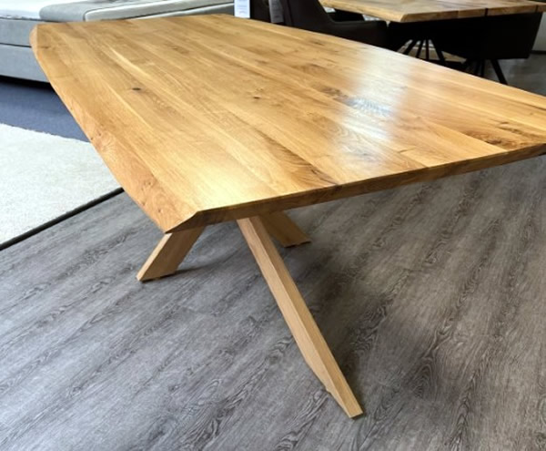 Esstisch Eiche massiv, Massivholz Tisch 4