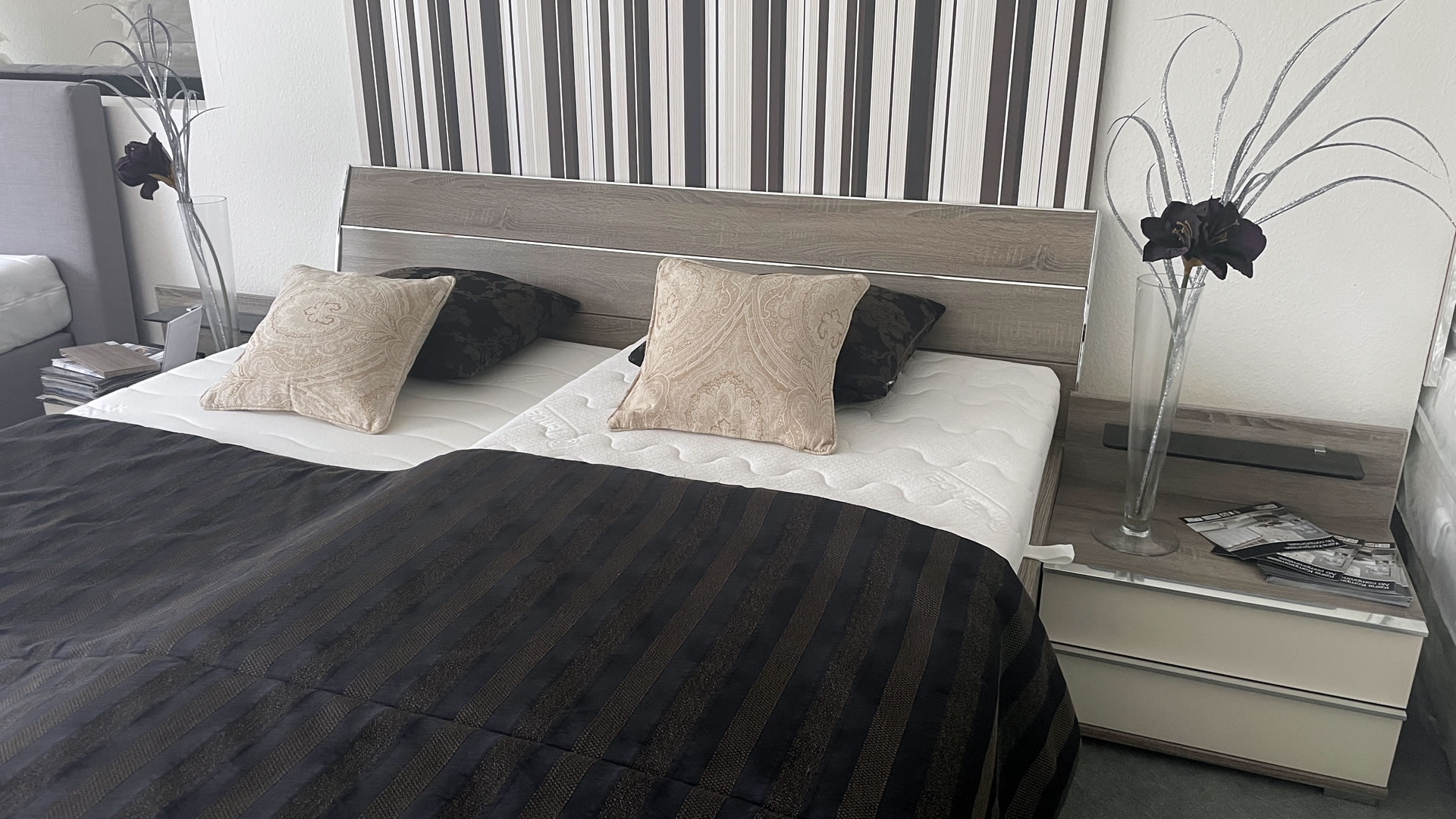 Modernes Schlafzimmer Eiche Sägerau