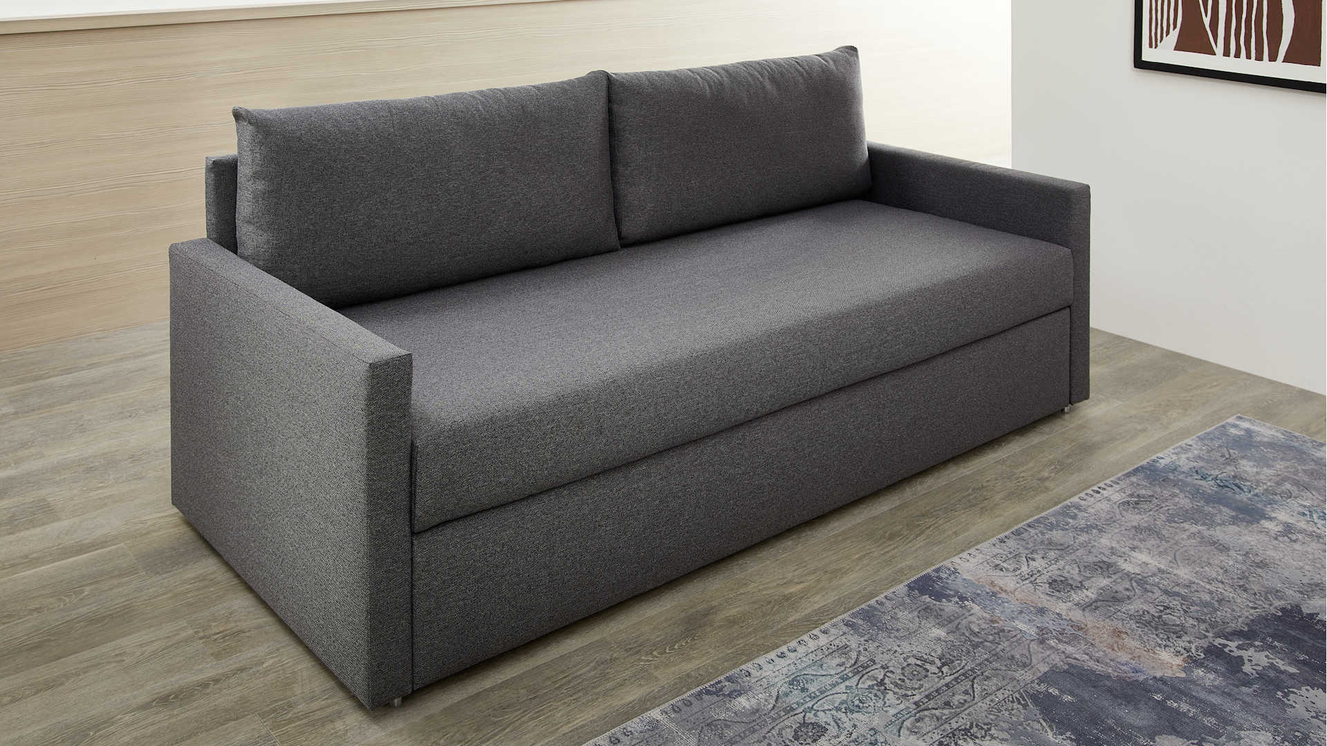 Schlafsofa Z22574 - Stoffbezug grau