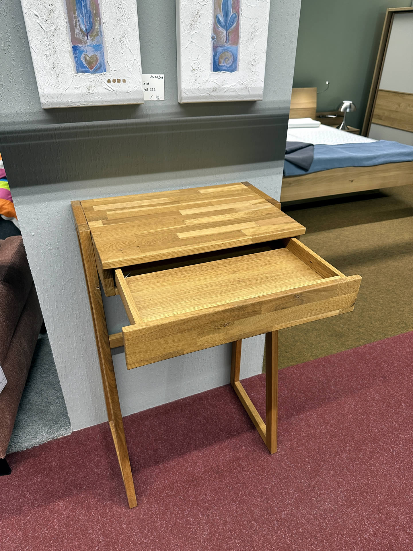 Stehpult, Wildeiche massiv geölt