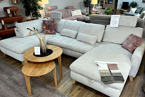 Wohnlandschaft Scandi-Design Feincord, Cord mit Be